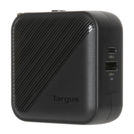 Targus APA803GL Cargador Universal para Dispositivos Móviles, Carga Rápida 65W, Doble Salida USB-C, Interior, Negro Precio: 34.50000037. SKU: S5616669