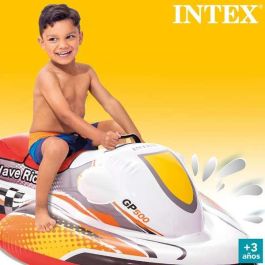 Intex Figura Hinchable Moto Wave Rider 117x77 cm para Niños +3 Años