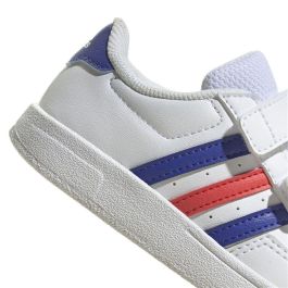 Zapatillas Deportivas Infantiles Adidas Breaknet Lifestile Court Lace Strap Blanco 3-4 Años