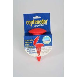 Soportes Plásticos Cenicero Contenedor Ecológico 19x10x7,30 cm Azul, Naranja y Rojo