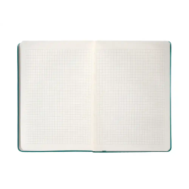 Antartik Cuaderno A4 Tapa Dura Hojas Cuadriculadas 100 Hojas 80gr Verde Aguamarina con Gomilla