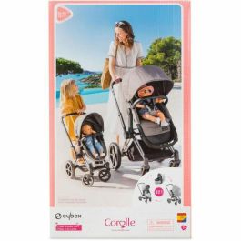 Corolle Cochecito Priam Cybex Combo 3 en 1 para Muñecos de 36-42 cm con Cesta a partir de 3 Años