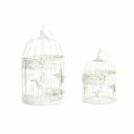 Jaula DKD Home Decor Blanco 2 Piezas Precio: 10.89999944. SKU: B1676VY3XD