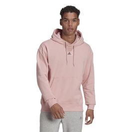 Sudadera con Capucha Hombre Adidas Essentials M Rosa