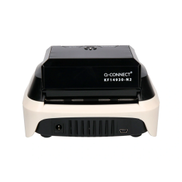 Q-connect Detector y Contador de Billetes Falsos con Cargador Eléctrico y Puerto USB para Actualización de Divisas