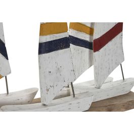 Decoracion Atlantico DKD Home Decor Blanco Azul Marino 13.5 x 46 x 67.5 cm