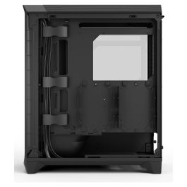 Fractal Design Meshify 3 Caja Negra con Ventana de Vidrio Templado para PC ATX/EATX/Micro-ATX/Mini-ITX, 7 Ranuras de Expansión, Compatible con Juego