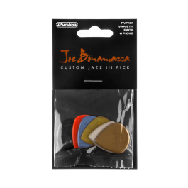 Dunlop Pack 6 Púas Signature Joe Bonamassa Custom Jazz III Variado