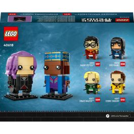 LEGO 40618 Harry Potter Kingsley Shacklebolt & Nymphadora Tonks BrickHeadz Juego de Construcción Multicolor 250 Piezas