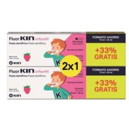 KIN Pasta Dental Fluor Infantil 75ml + 25ml Pack 2x1 Precio: 9.5000004. SKU: B1HNNZ7FKQ