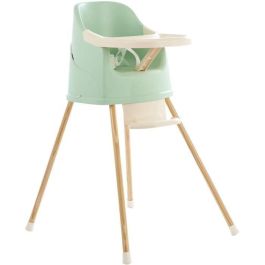 Thermobaby TER3023191989739 Silla alta verde Céladon Green - Hecho en Francia