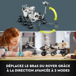 LEGO 42158 Technic Perseverance Rover de la NASA, Maqueta para Construir, Juguete de Exploración Espacial con APP de Realidad Aumentada