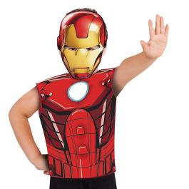 RUBIES Disfraz Iron Man Avengers Marvel infantil para niños 3-6 años camiseta sin mangas y máscara Precio: 8.49999953. SKU: B1E62YBLXN