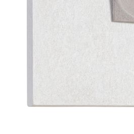 Cuadro Blanco-Gris Dm Decoración 80 X 4 X 80 cm