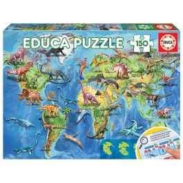 Educa Puzzle 150 Mapamundi Dinosaurios C/Lámina 18997 +6 Años Precio: 9.5000004. SKU: B1GVYBRC7S