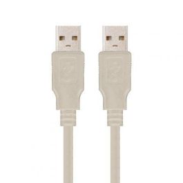 Nanocable 10.01.0304 Cable USB 2.0 Tipo A Macho a Macho, 3 metros, Beige Nanocable 10.01.0304 Cable USB 2.0 Tipo A Macho a Macho, 3 metros, Beige