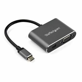 Adaptador USB Startech CDP2MDPVGA Gris Adaptador USB Startech CDP2MDPVGA Gris