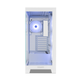 NOX Hummer Glock Midi Tower Blanca Caja PC Semitorre Cristal Templado Gaming