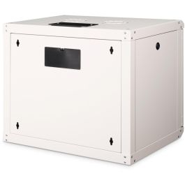 DIGITUS Carcasa de Pared Unique 9U 600x450mm Gris - Rack Mural para Servidores y Redes 100kg IP20
