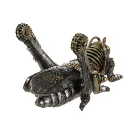 DKD Home Decor Figura Saltamontes Gris Multicolor Resina 24 x 13 x 13 cm