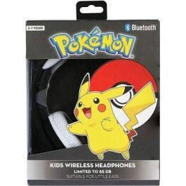 Auriculares Inalámbricos Infantiles OTL Pokémon Pokéball/ con Micrófono/ Bluetooth/ Negros