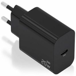 Cargador de Pared Aisens A110-0939 Negro 20 W Cargador de Pared Aisens A110-0939 Negro 20 W