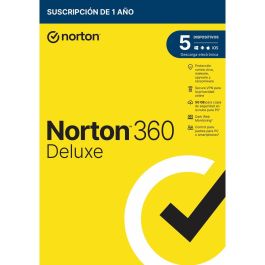 Norton 360 Deluxe - Antivirus con Secure VPN, Dark Web Monitoring y Control Parental - Protección en Tiempo Real
