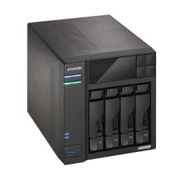 Asustor LOCKERSTOR 4 Gen2 AS6704T Servidor NAS Tower 4 Bahías Intel Celeron N5105 4GB RAM DDR4