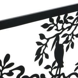 Decoracion Pared DKD Home Decor Negro 1 x 50 x 96 cm (2 Unidades)