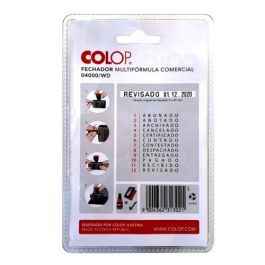 Colop 108807 Sello de texto/fecha Tradicional