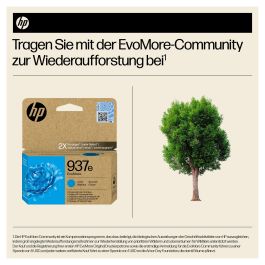 HP Tinta Cian Officejet Pro 9110, 9120, 9130, 9720, 9730 Nº937E Alta Capacidad XL