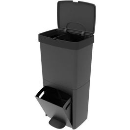 Papelera de cocina con clasificación vertical - PICEA - KITCHEN MOVE - 70 litros - Doble compartimento - Gris Precio: 80.50000046. SKU: B17V4Y85HH