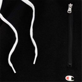 Pantalón Largo Deportivo Champion Elastic Logo Negro Hombre