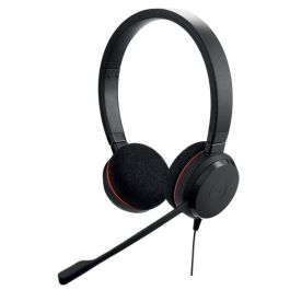 Jabra Evolve 20 Ms Stereo Auricular Profesional con Cancelación de Ruido y Micrófono Boom, USB Tipo A, Binaural, Negro