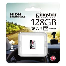 Kingston High Endurance Tarjeta MicroSDXC 128GB Clase 10 UHS-I U1 A1 Velocidad Lectura 95MB/s