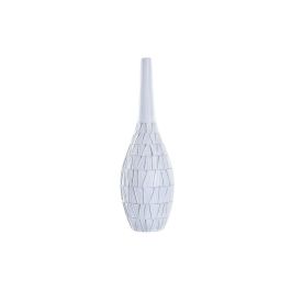 DKD Home Decor Jarrón Decorativo Moderno Blanco de Resina para Interiores. Colección Nokko. Medidas: 19 Ancho x 60 Alto x 19 Largo cm Precio: 31.50000018. SKU: S3030948