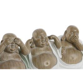 Figura Decorativa Home ESPRIT Blanco Verde Buda Oriental 10 x 9 x 10,5 cm (3 Unidades) Figura Decorativa Home ESPRIT Blanco Verde Buda Oriental 10 x 9 x 10,5 cm (3 Unidades)