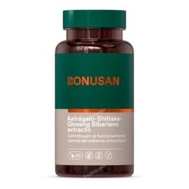BONUSAN Astrágalo-Shiitake-Ginseng Siberiano Extra 90 Cápsulas Vegetales para el Sistema Inmunitario Precio: 34.4999996. SKU: B1J9QSF5CK