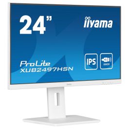 iiyama ProLite XUB2497HSN-W2 Pantalla para PC 24" Full HD IPS LED USB-C Dock RJ45 Blanco