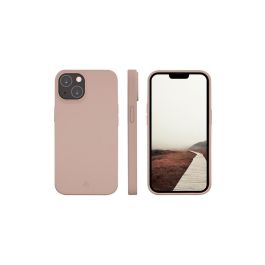 dbramante1928 Funda Monaco para iPhone 14, Silicona Reciclada, MagSafe, Arena Rosa
