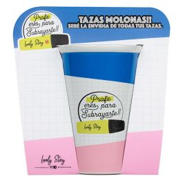 LOVELY STORY Taza "Profe Eres para Subrayarte" de Cerámica 330ml Precio: 7.99269009. SKU: B12HSM8RZ9