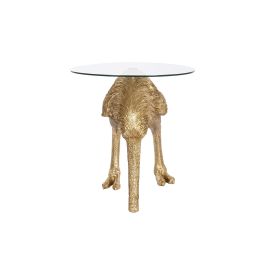 Mesita Auxiliar Colonial DKD Home Decor Dorado 60 x 62 x 60 cm Mesita Auxiliar Colonial DKD Home Decor Dorado 60 x 62 x 60 cm