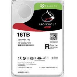 Seagate ST16000NT001 IronWolf Pro Disco Duro Interno 16TB SATA III 7200RPM 256MB Caché para NAS