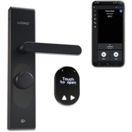 Shelly LOQED Touch Smart Lock Cerradura de puerta inteligente Bluetooth Código Lector de huellas dactilares Sin llave Mando a distancia Negro Inalámbrico 1 pieza Precio: 400.2922. SKU: B1G7AF3594