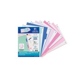 Separadores Oxford Pp A4 5 Pestañas 4 Taladros (5 Colores Pastel) Precio: 3.58999982. SKU: B1KK63XC9Q