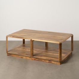 Mesa Centro Marrón Madera de Mango Salón 130 X 80 X 45 cm