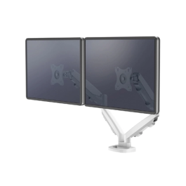 Fellowes Serie Eppa Brazo para Monitor Soporte Doble Pantalla, Ajustable Altura, Normativa VESA, hasta 10 kg, hasta 32 Pulgadas, Blanco Precio: 240.50000051. SKU: B1F7LR6ZZG