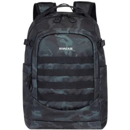 RIVACASE 7631 Riva NB Rucksack Sherwood 15,6" Portátil 28L Gris Camo Mochila para portátil 10,5" para Viajes y Trabajo