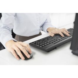 Kensington KM270 EQ Rechargeable Desktop Set Inalámbrico – Teclado Tecla Copilot y Ratón Silencioso para Oficinas y Despliegues