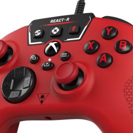 Turtle Beach 731855007349 Mando gaming con cable REACT-R Rojo para Xbox Series X|S, Xbox One y PC Windows